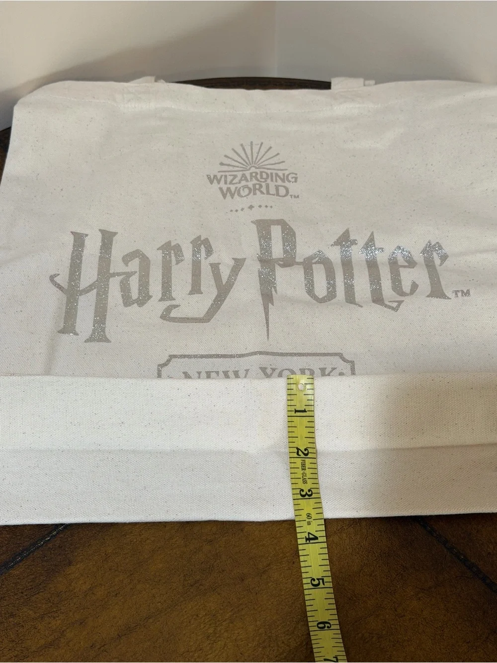 NEW HARRY POTTER SHOP NEW YORK CITY TOTE BAG, BAG & BOOKMARK